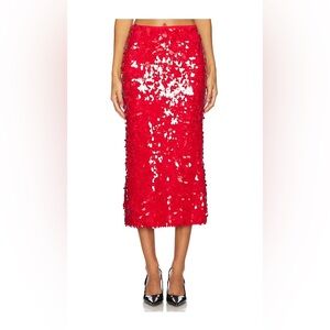 Astr Women's Amos Sequin Midi Skirt | Small